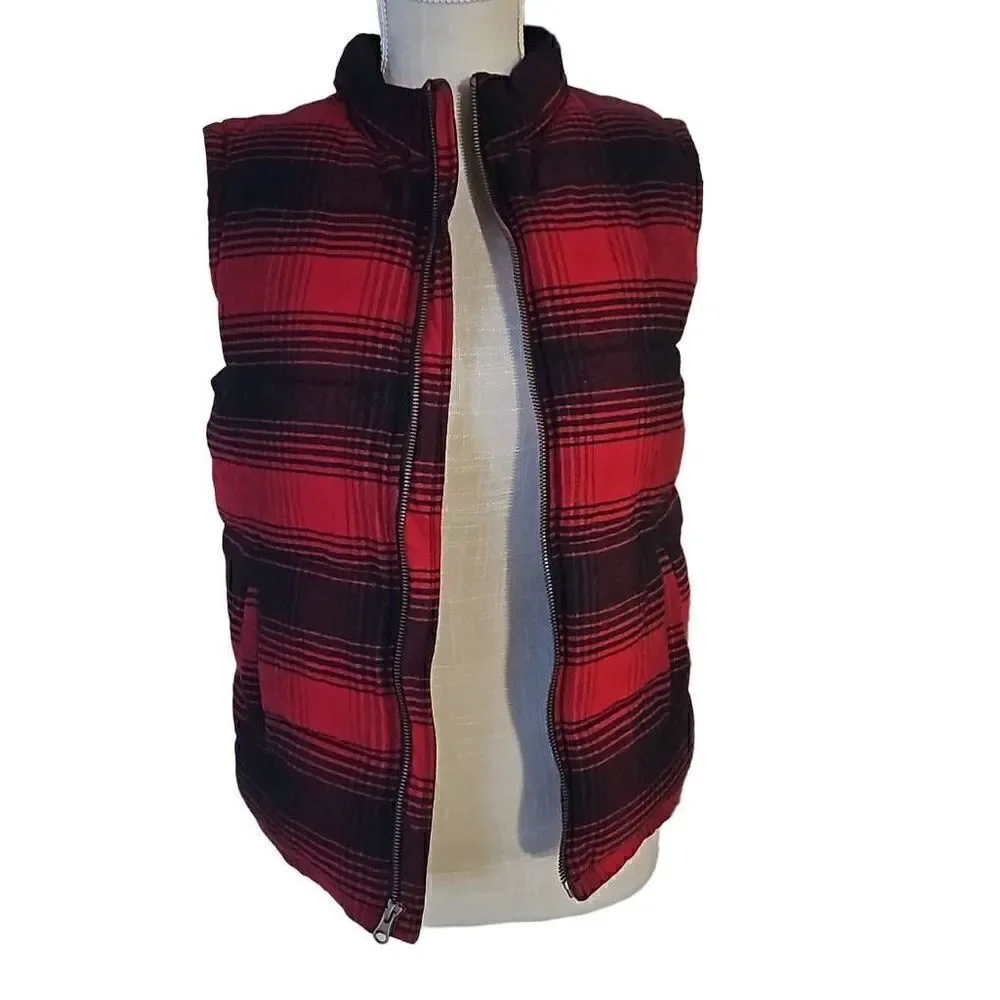 Gymboree Winter plaid Vest Coat, Jacket.
